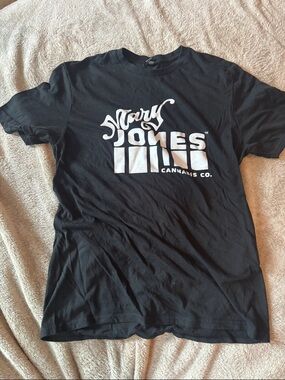 Gildan Black Short-Sleeve Tee with White Logo